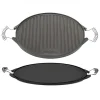 Visiodirect Grille En Fer Fondu LISSE/COURBE Coloris Noir – Ø 52 Cm 7