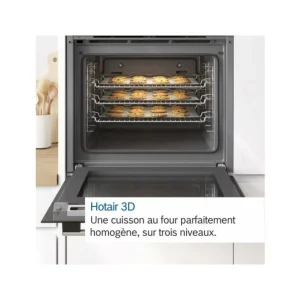 Bosch HBG5780S0 Four Pyrolytique 71L 4800W Acier Inoxydable Noir 11