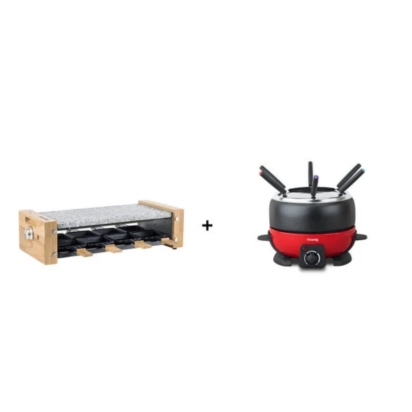 HKoenig H.KOENIG ALP1800 +WOD2 APPAREIL A FONDUE 2 L ET PIERRE/RACLETTE 1