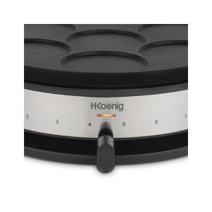H.KOENIG KREP56 Crêpière Avec Plaque Réversible 33cm 15