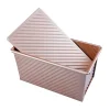 Marque Generique Moule Antiadhésif En Métal Pain Grillé Pain Cuisson Pan Cuisson Dor… 10