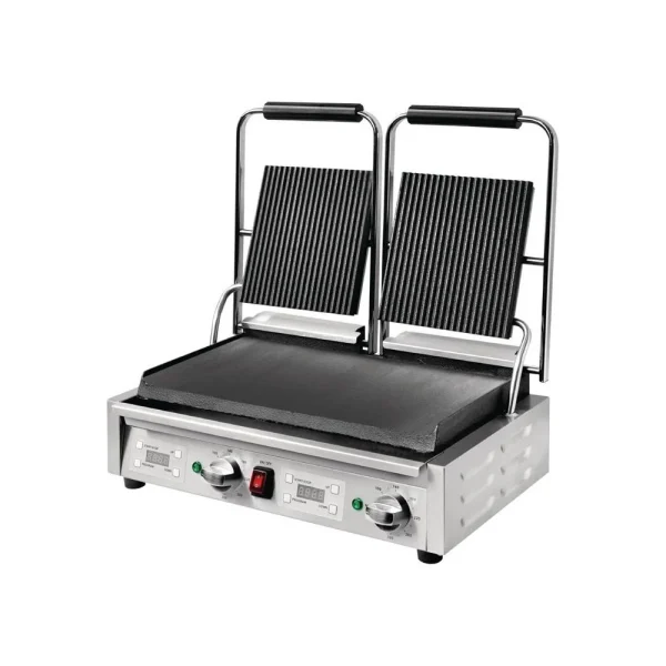 Buffalo Grill Panini Professionnel Double Rainuré/Lisse – 550 X 395 Mm – Buf… 4