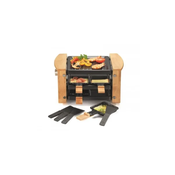 Kitchen Chef Appareil à Raclette 4 Personnes 650w + Grill – Kcwood.4rp – KITCHEN C… 1