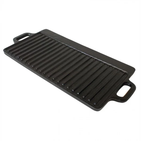 Klarstein Plaque De Gril Canadienne BBQ Plaque Réversible 2 En 1 45 X… 1