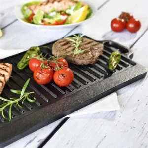 Klarstein Plaque De Gril Canadienne BBQ Plaque Réversible 2 En 1 45 X… 8