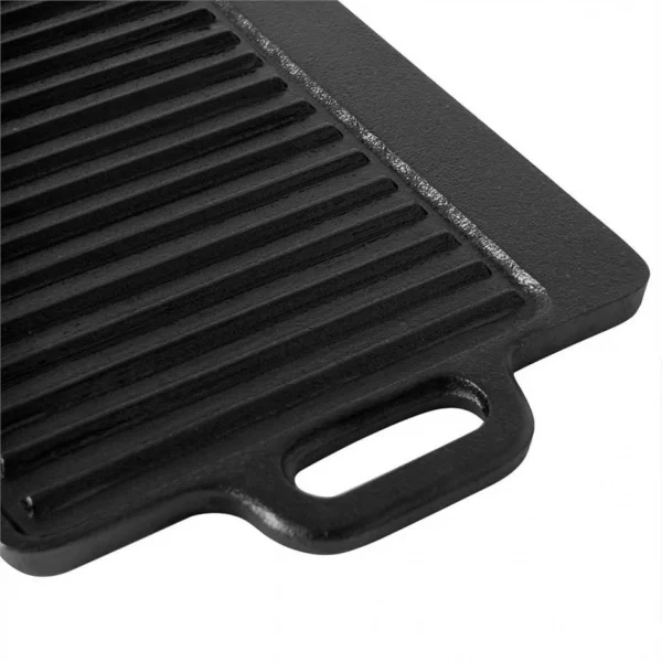 Klarstein Plaque De Gril Canadienne BBQ Plaque Réversible 2 En 1 45 X… 4