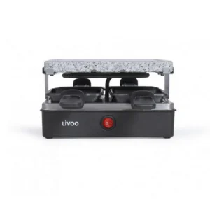 LIVOO Appareil à Raclette 4 Personnes 600w + Pierre à Griller – Doc242 – L… 6