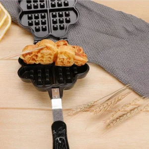 Marque Generique Non-Bâton Gaufrier Gaufre Moule Faire Moule De Cuisson Gâteau Ustens… 15