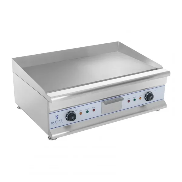 HELLOSHOP26 Plancha électrique Lisse 60 Cm 2 X 3200 Watts Acier Inoxydable Profes… 1