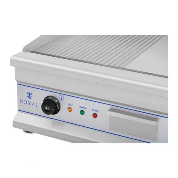 HELLOSHOP26 Plancha Grill électrique Nervurée Double 60 Cm 6 400 Watts 14_000286… 4