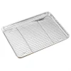 Marque Generique Plateau De Cuisson En Acier Inoxydable Et Grille De Refroidissement Am… 17