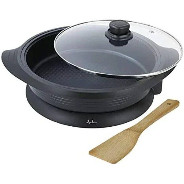 Poêle Électrique Multiusages JATA PE640 1600 W Ø 34 Cm 5