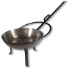 Visiodirect Poêle Profonde Avec Manche Renforcé Et Pieds Coloris Noir – Ø 45 Cm 16