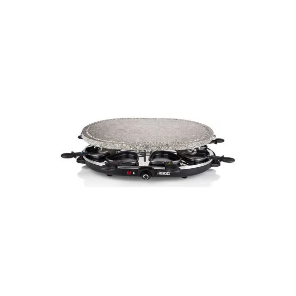 Princess Appareil à Raclette 8 Personnes 1200w + Pierre à Griller – 162720-01… 1