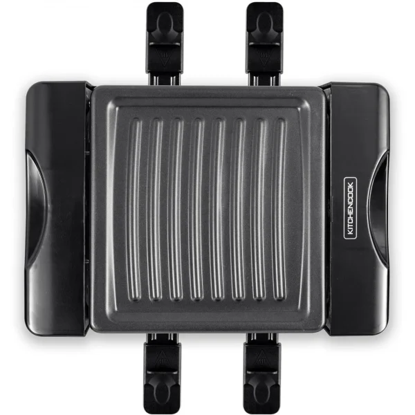 Raclette Grill Kitchencook 4 Personnes 650W – 4 Poêlons Antiadhésif 5
