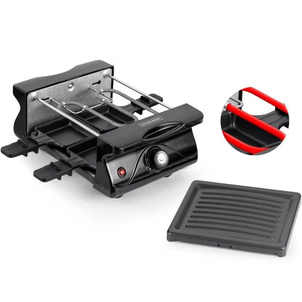 Raclette Grill Kitchencook 4 Personnes 650W – 4 Poêlons Antiadhésif 6