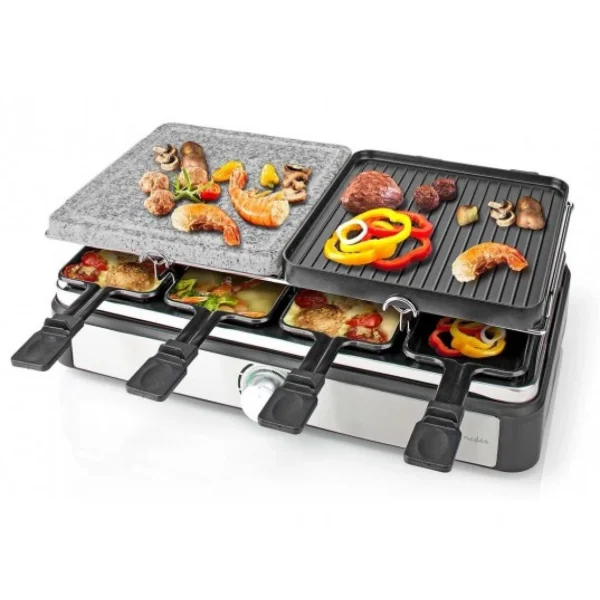 Nedis Raclette Multifonction FCRA300FBK8 3