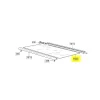 COUVERCLE EN VERRE SEUL POUR CUISINIERE GERMANIA – 0901106 5
