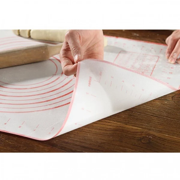 Marque Generique Tapis De Cuisson Pâte à Gâteau En Silicone Pétrissage Feuille Anti… 6