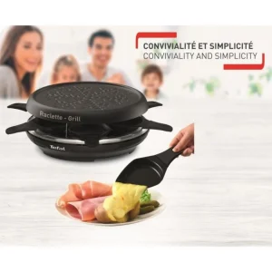 TEFAL RE12A810 Neo Deco Raclette 2en1, Appareil A Raclette + Grill 6 P… 9