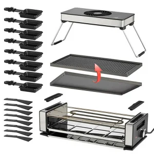 Vente flash 💯 Unold Smokelesse Raclette Air 48785 – Grils à Raclette 😉 9