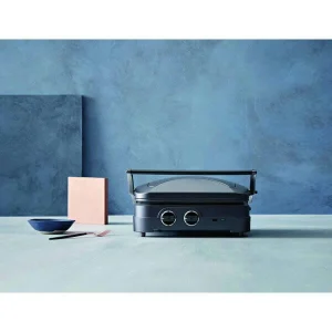Promo 🥰 Cuisinart Griddler Elite 2 Plaques Bleu – Gril De Contact 🔔 7
