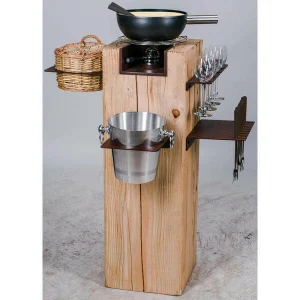 Meilleure vente 👍 Nouvel Nature Bar à Fondue En Bois 17 Pcs – Kit De Fondue 😀 7