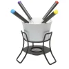 Budget 🔥 Nouvel Service à Fondue Au Chocolat Bianca 6 Pièce/s, Noir/Blanc – Kit De Fondue 🤩 7