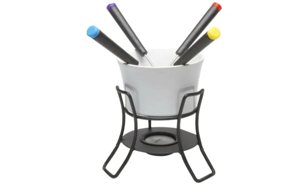 Budget 🔥 Nouvel Service à Fondue Au Chocolat Bianca 6 Pièce/s, Noir/Blanc – Kit De Fondue 🤩 1