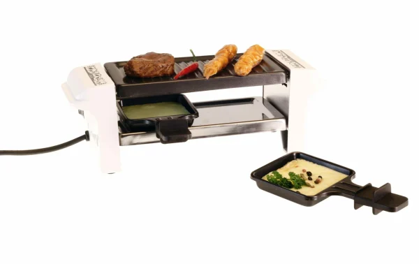 Nouveau 👍 Nouvel Grill à Raclette Silhouette Blanc 2 Personnes – Grils à Raclette 😀 1