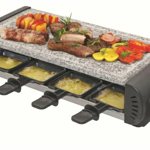 Remise ✔️ Ohmex Grill à Raclette OHM-RCL-8081, 8 Personnes – Grils à Raclette 🎁 7