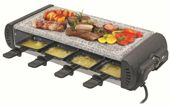 Remise ✔️ Ohmex Grill à Raclette OHM-RCL-8081, 8 Personnes – Grils à Raclette 🎁 3