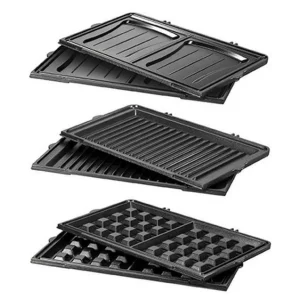 Promo ⭐ Unold Gril Multifonction Multi-Grill 3-in-1 1000 W – Gril De Contact 🎉 9