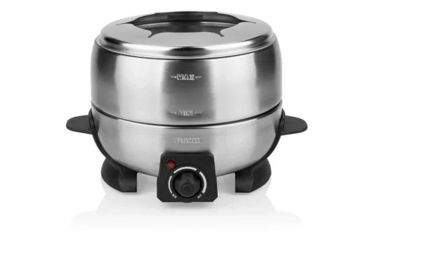 Tout neuf 🎁 Princess Service à Fondue Tout-en-un 800 Watt 7 Pièce/s, Noir/Argenté – Kit De Fondue 😉 3