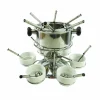 Le moins cher 🎉 Rotel Service à Fondue à La Viande F0501 21 Pièce/s, Argenté – Kit De Fondue ⌛ 11