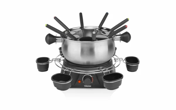 Meilleure affaire ⭐ Tristar Service à Fondue à La Viande FO-1109 10 Pièce/s, Acier Inoxydable/Noir – Kit De Fondue 😉 4