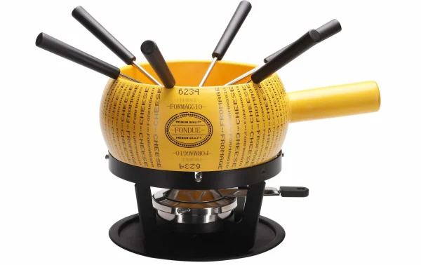 Les meilleures critiques de 🎁 Nouvel Service à Fondue Au Fromage Parmino 9 Pièce/s, Jaune – Kit De Fondue ⭐ 1