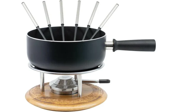 Sortie 🥰 Kadastar Service à Fondue Au Fromage Alpenwiese 9 Pièce/s, Noir – Kit De Fondue 😍 1