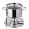 Nouveau 🌟 Stöckli Service à Fondue à La Viande Aragon Inox 3 Pièce/s, Argenté – Kit De Fondue 🧨 8