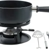 Nouveau 🤩 Kadastar Service à Fondue Au Fromage Royal 22 Pièce/s, Noir – Kit De Fondue 😀 7
