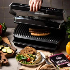 Grosses soldes ✔️ Tefal Gril De Contact Optigrill Elite XL GC760D12 2200 W – Gril De Contact ⭐ 9