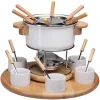 Budget ⭐ Nouvel Service à Fondue à La Viande Larissa 23 Pièce/s, Brun/Blanc – Kit De Fondue 👍 8